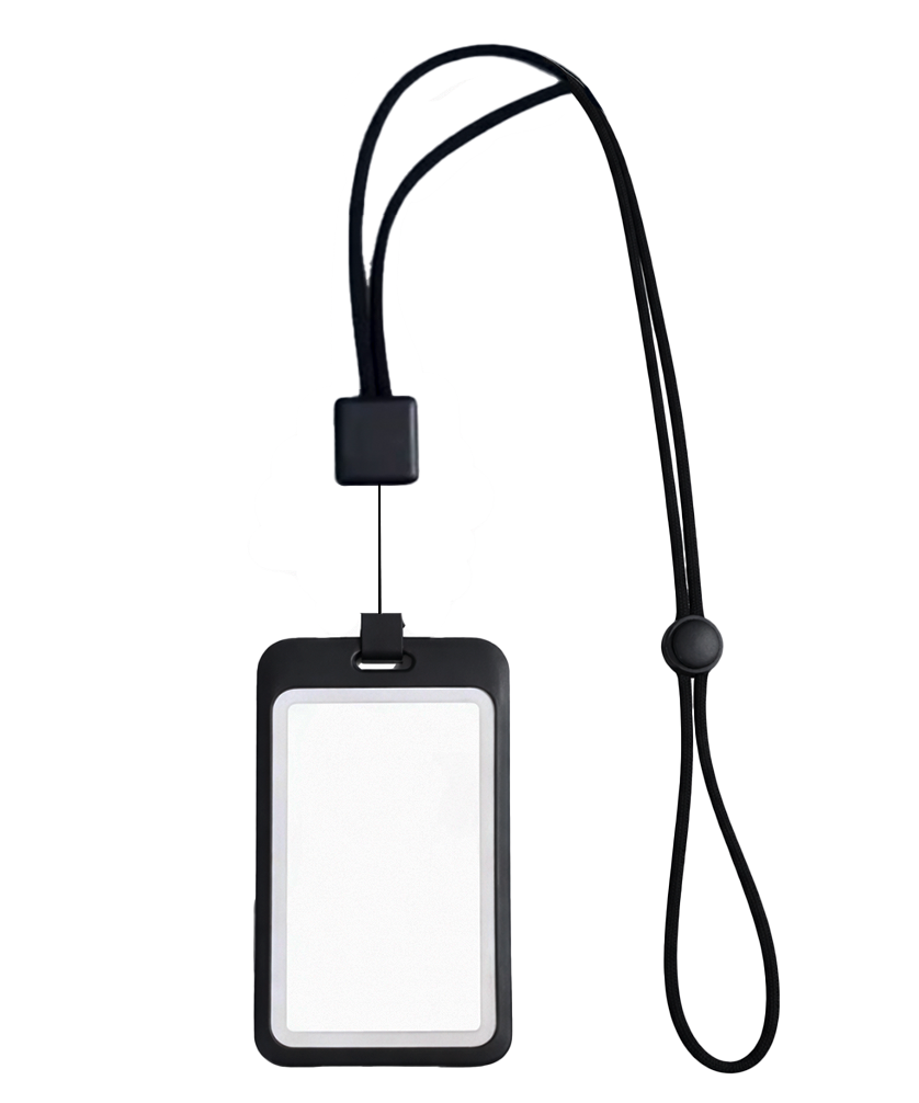 Porte badge transparent