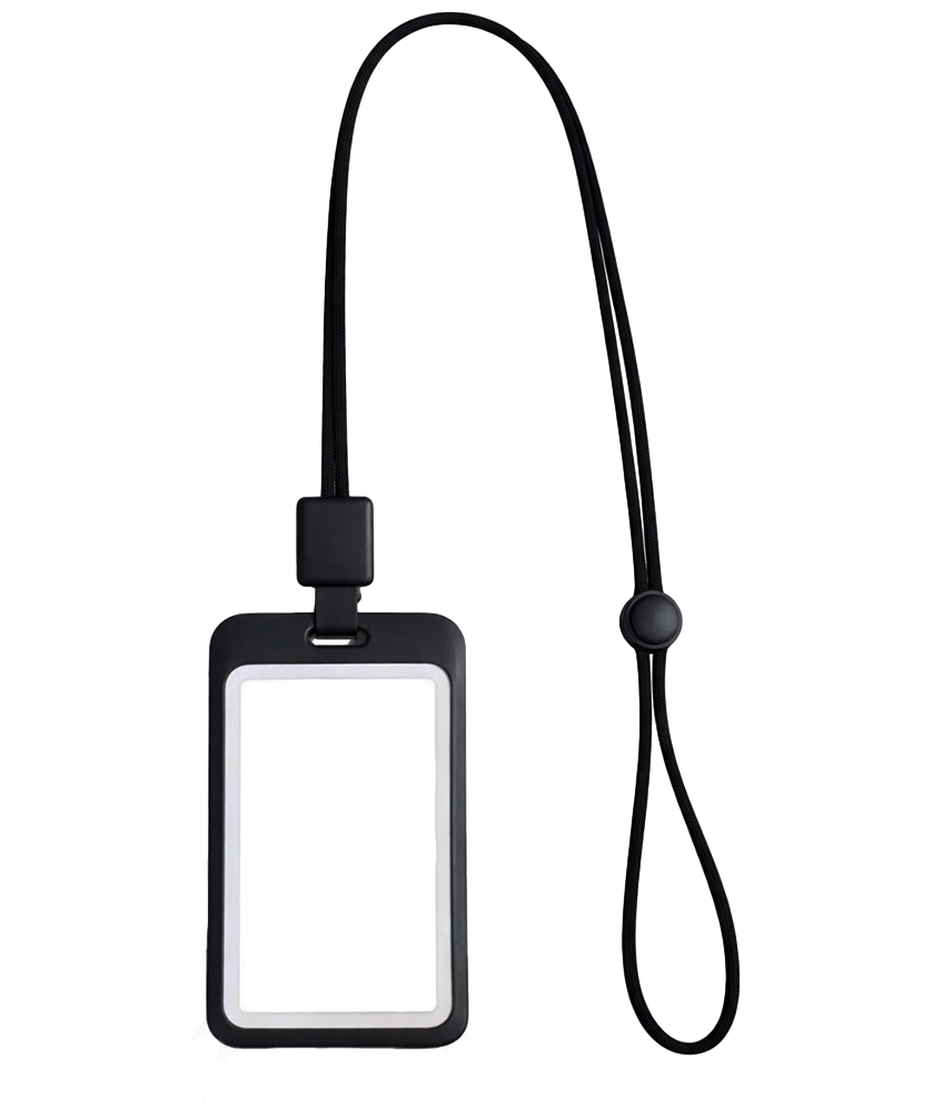 Porte badge transparent