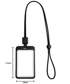 Porte badge transparent