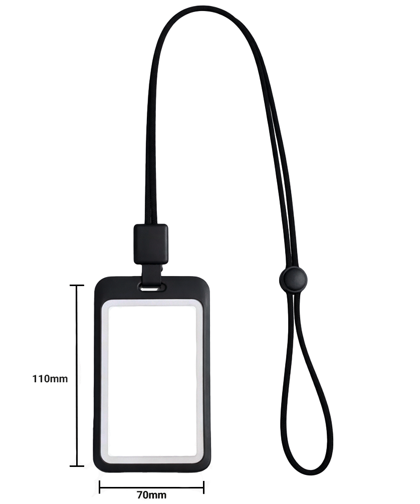 Porte badge transparent