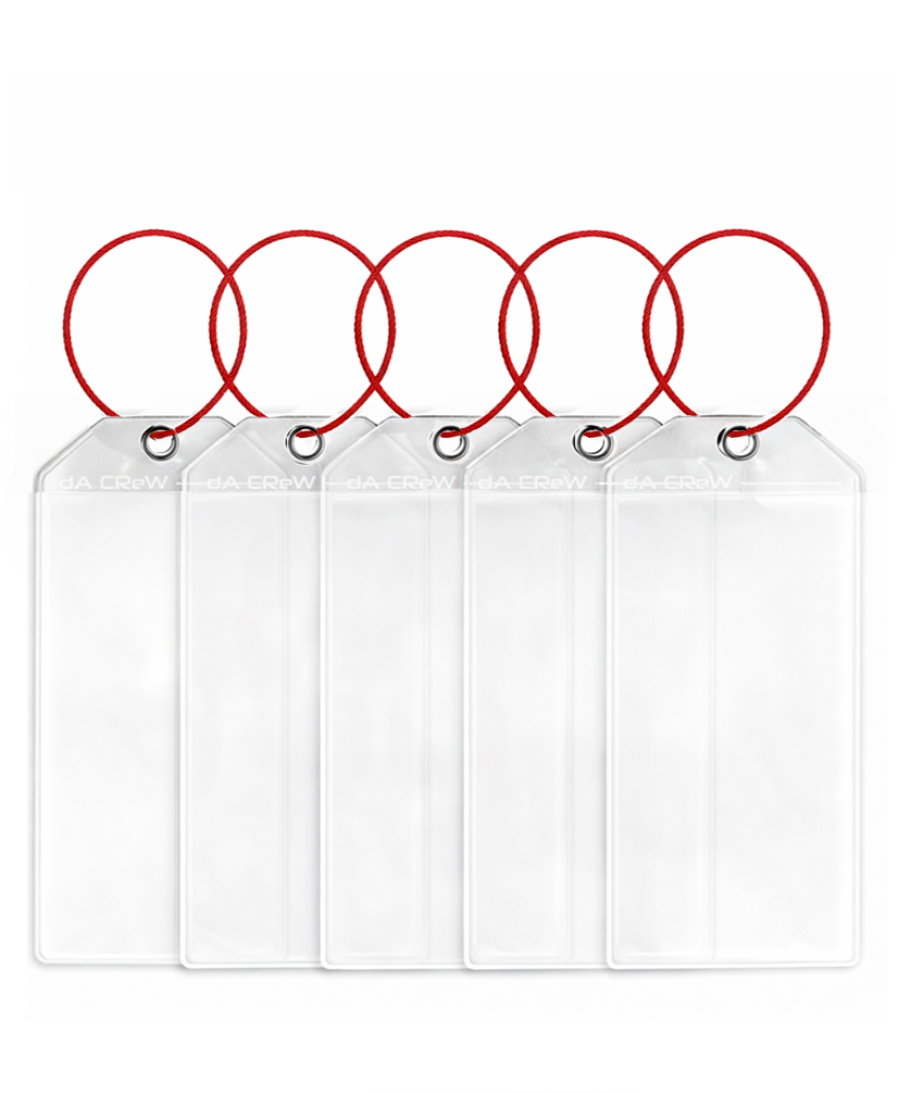 Étiquettes de bagage x5